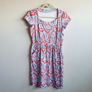 J. McLauhlin Catalina Cloth Scoop Neck Dress